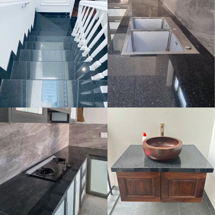 Đá Granite sử dụng cho thi công nội thất.