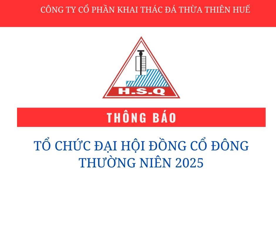 Thông báo tổ chức Đại hội đồng cổ đông thường niên 2025